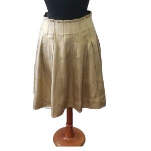 Gold Skater Skirt Sz Medium
